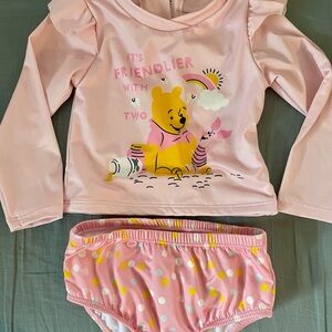 Disney Pink Winnie the Pooh Two-Piece Pajama Set